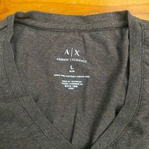 Armani exchange v neck t shirt